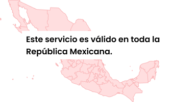 Servicio válido en todo México